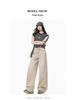 High Street American Spicy Cat Wide-Leg Jeans: Women's 2026 Spring Retro Loose Floor-Length Trend