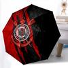 Corinthians3pattern, automatic folding umbrella, portable and foldable design, 8 ribs, a Christmas or birthday gift.