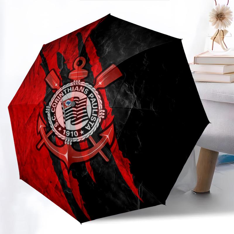 Corinthians3pattern, automatic folding umbrella, portable and foldable design, 8 ribs, a Christmas or birthday gift.