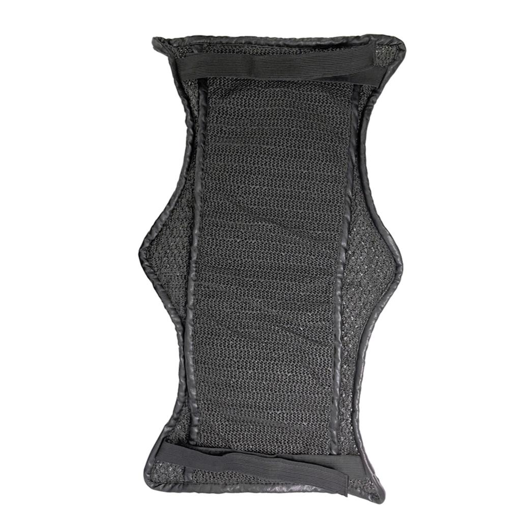 Almofada de Camada Dupla para Motocicleta Protetor Solar e Impermeável Tapete de Assento de Motocicleta Antiderrapante Assento Protetor de Malha para Motocicleta