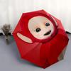 Teletubby, Red Automatic Opening and Closing, 8 rib Structure Portable Umbrella, Suitable for Men and Women in All Seasons  Perfect Gift for