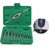 11 PCS Screw Extractor Tool Kit Set, Remove Broken Bolt Fastener,Use by Manually or with a Hammer or Electric Drill