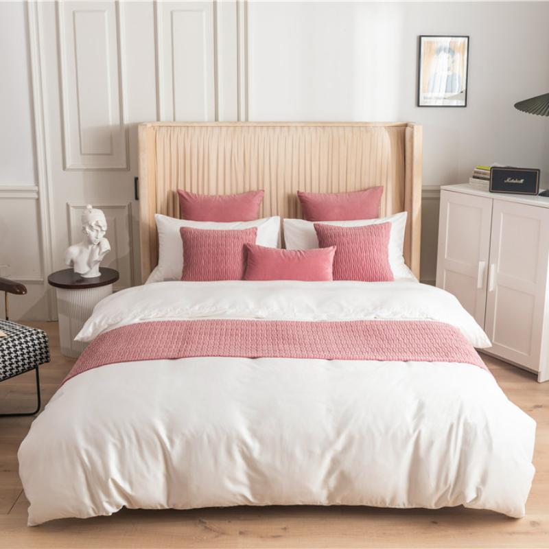 Pliat, catifea, model ondulat, aleer de pat, acasă, hotel, aruncare paturi, prosop, aleer de masă, pentru mese, nuntă, decor pentru petreceri, coadă de pat, prosop, steag de pat