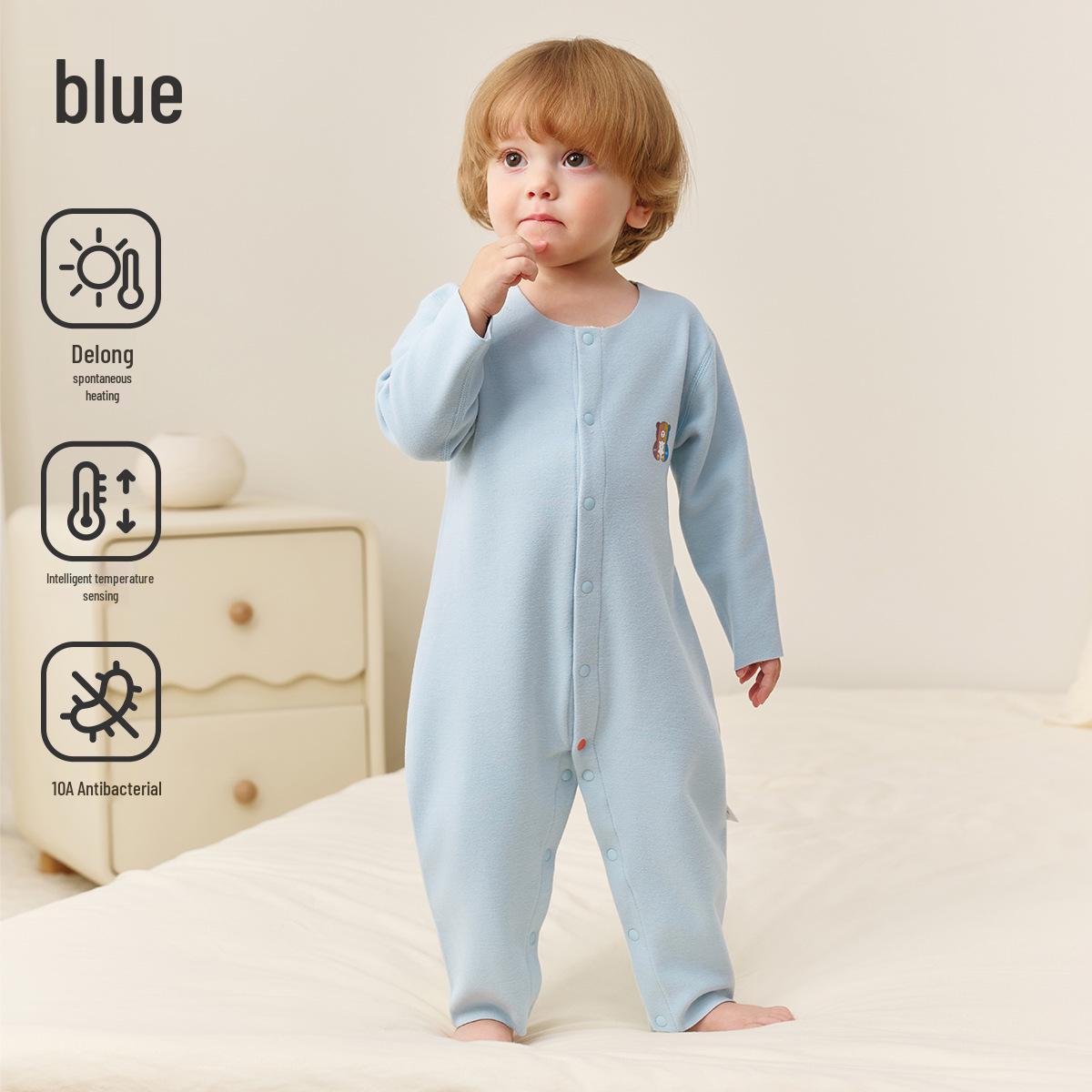 

Детские боди Jingqi Derong - Теплая базовая пижама на осень/зиму для новорожденных мальчиков и девочек 90cm (1-2 years, 9.5-13kg)