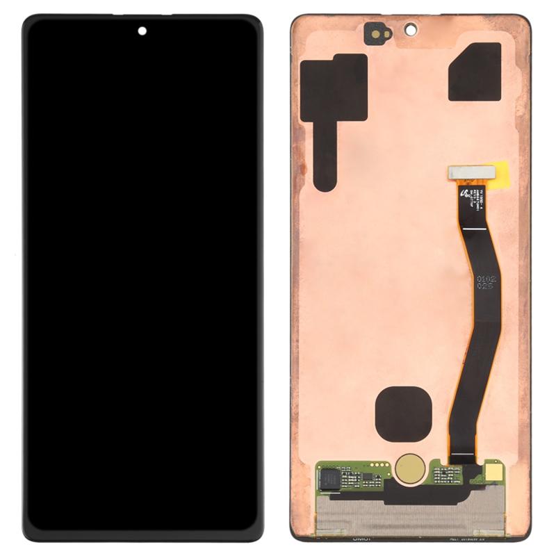 

Grade B Replacement Part AMOLED Screen and Digitizer Assembly (Without Logo) for Samsung Galaxy A91/S10 Lite G770 A