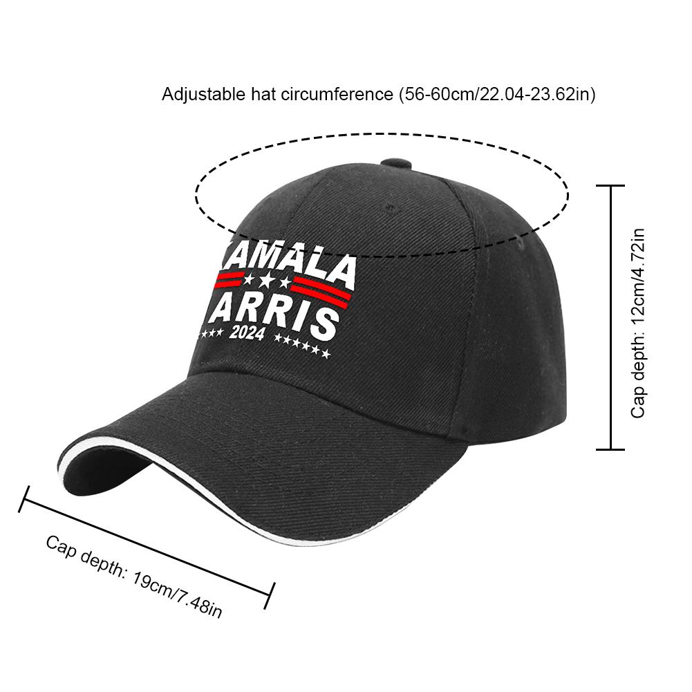 Kamala Harris Baseball Cap Political Dad Hat Breathable American Patriot Hat Adjustable President Election Hat for Men Women