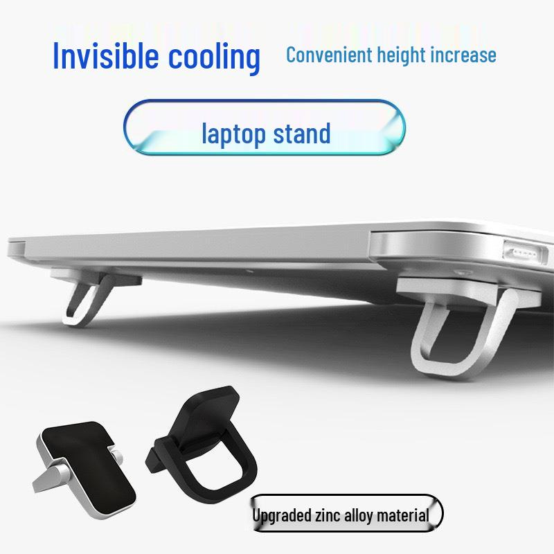 Portable Folding Laptop Stand with Metal Height and Cooling Bracket