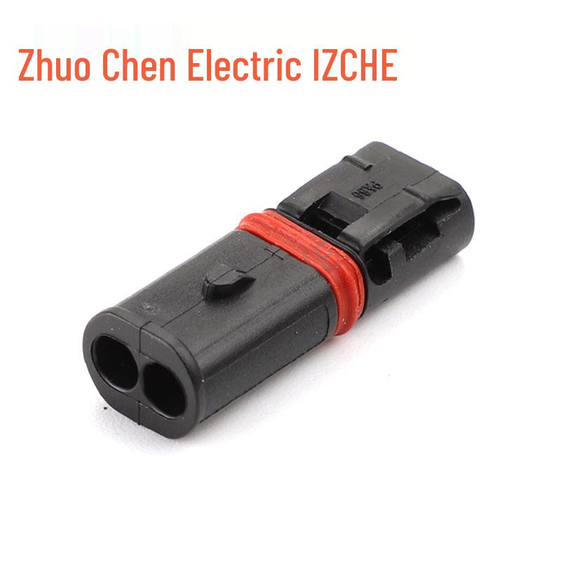 Automotive 2-Pin Connector Kit: Terminal & Plug, Male & Female, 2-Core