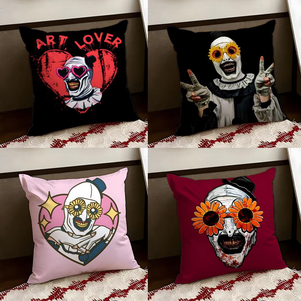 Movie TTerrifierR Cushion Cover Reversible Soft Durable Pillow Cover Home Car MultiScene Use for Daily Comfort