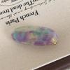 French Style Hair Clip For Women Retro Simple Oval Acetic Acid Barrettes Elegant Girls Hair Clip Exquisite Hair Accessories