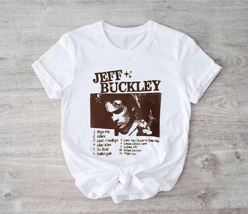 Jeff Buckley T-shirt Tops Tee, Jeff Buckley Boy Tour 1995 Music Tour Shirt
