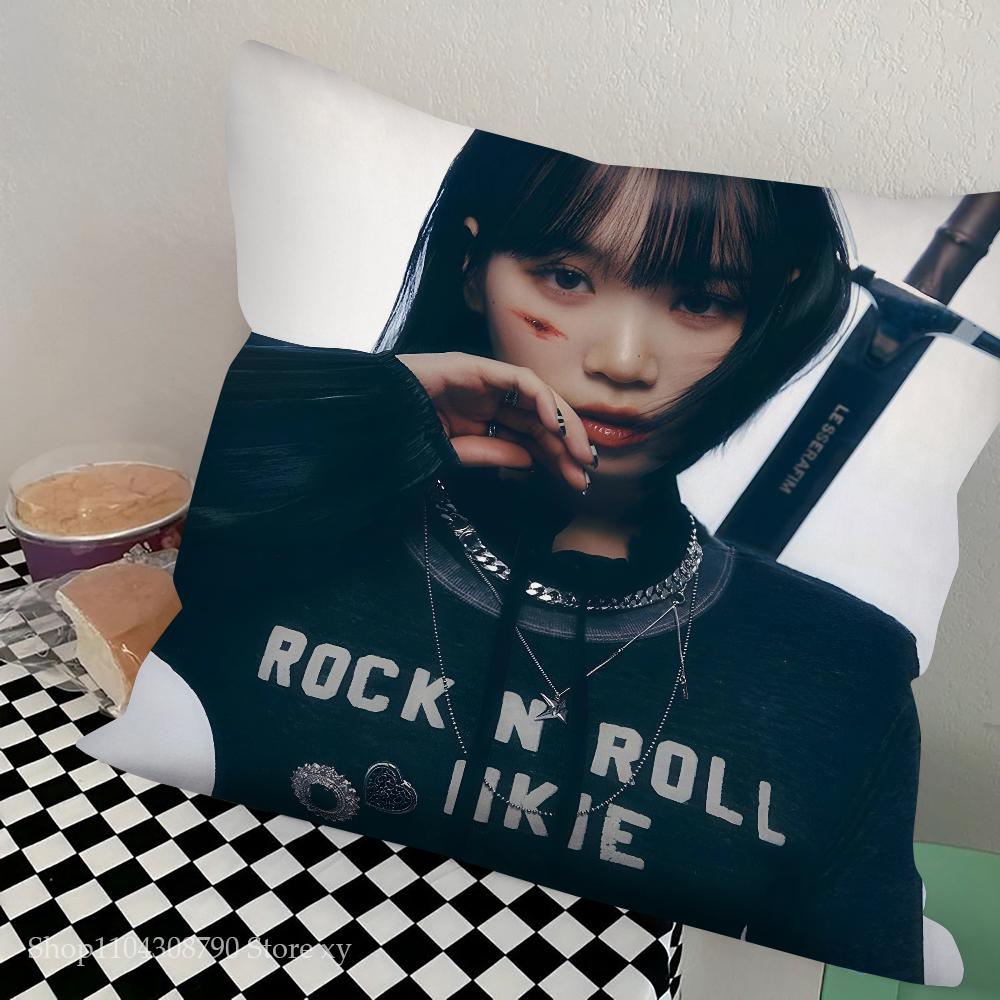 Kim Chae Won Kpop Style Pillow Case Square Pillow Bedroom Sofa Leisure Comfort Cushion Car Living Room Home Decoration