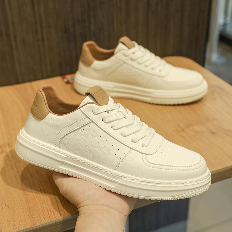 Xiaobai autumn new casual board shoes white shoes leather shoes sports trendy shoes