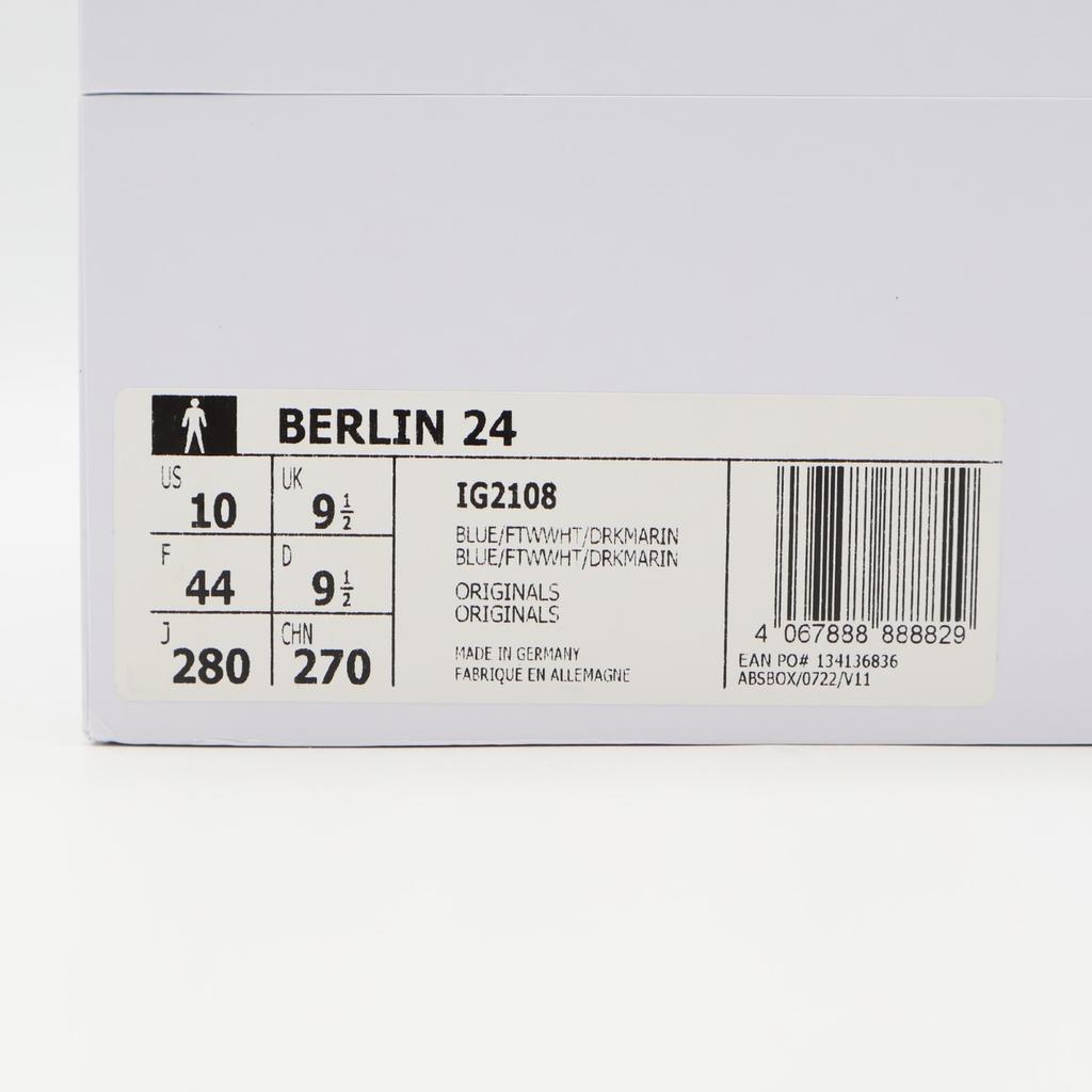 IG2108 adidas Originals Berlin 24 Blauw Footwear Wit Dark Marine (Mannen)
