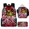 Hell Inn Hazbin Hotel Student School Bag High Value Leisure Oxford Ridge Relief Backpack