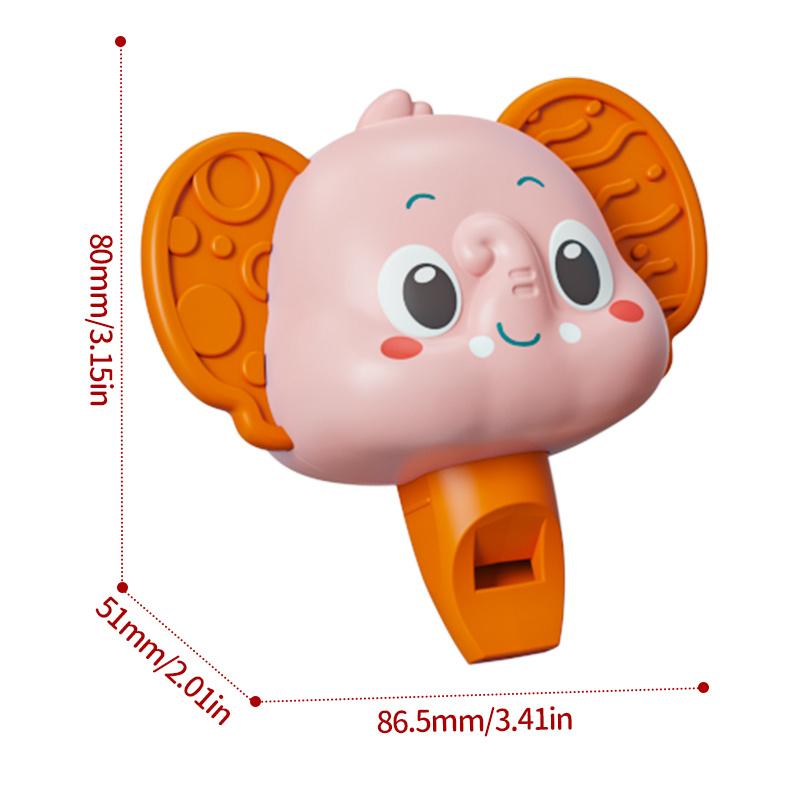 Elephant Handheld Ball Bell - Vibrating Grabbing Toy with Music Notes, Design for Easy Grip, Ideal Early Development Toy