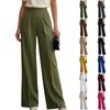 Women's High Waist Straight Leg Drape Dress Pants for Work
