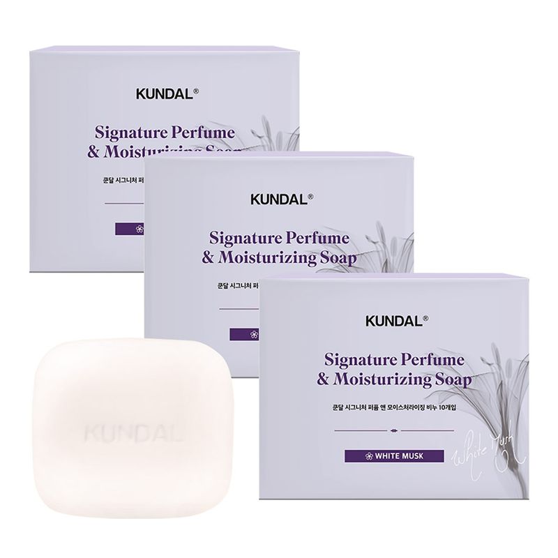 KUNDAL Perfume Moisturizing Soap 100g X 10ea X 3