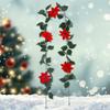 Christmas Holiday Art Garland Wall-Mounted Artificial Garland Festival Theme Multi-purpose for Front Door Tree Decoration