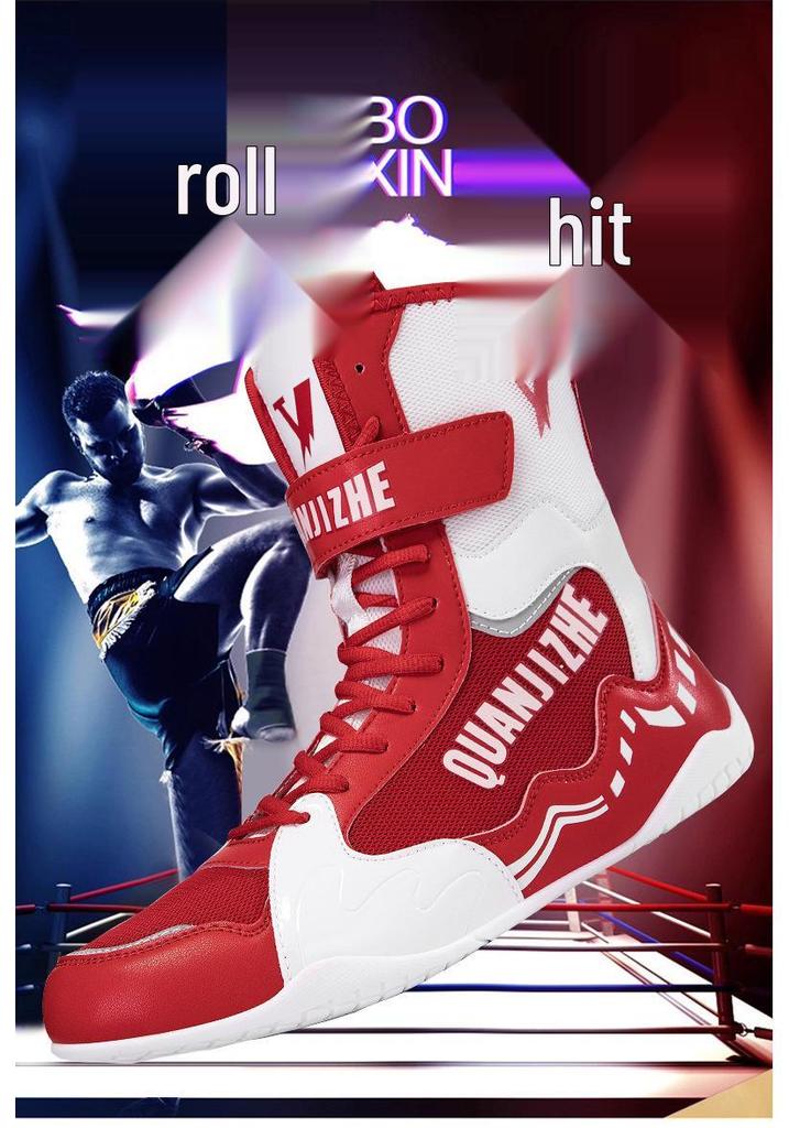 Men's Professional Boxing and Wrestling Shoes