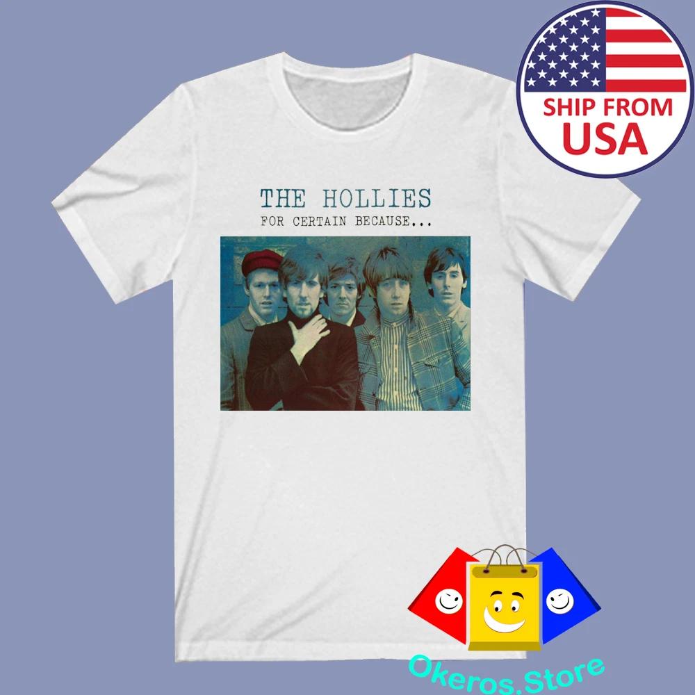 

The Hollies For Certain Because Men s White Size S to 3XL L