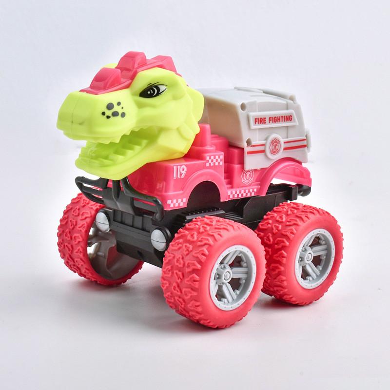 Dinosaur Inertia Excavator Dump Truck Mixer Truck Tank Off Road Vehicle Toy For Toddlers