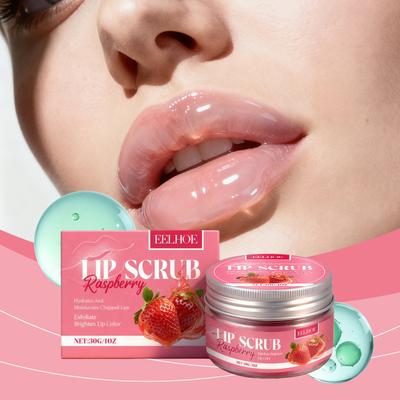Exfoliante Labial EELHOE, Hidratante Diario, Natural Voluminizador y Brillante, Piel Suave de los Labios, Hidratante No Pegajoso