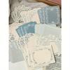 A Box Of 30 Simple And Creative Embossed Sticky Note Material Papers, DIY Decoration Collage Handicraft Materials, Festival Gifts, Personalized
