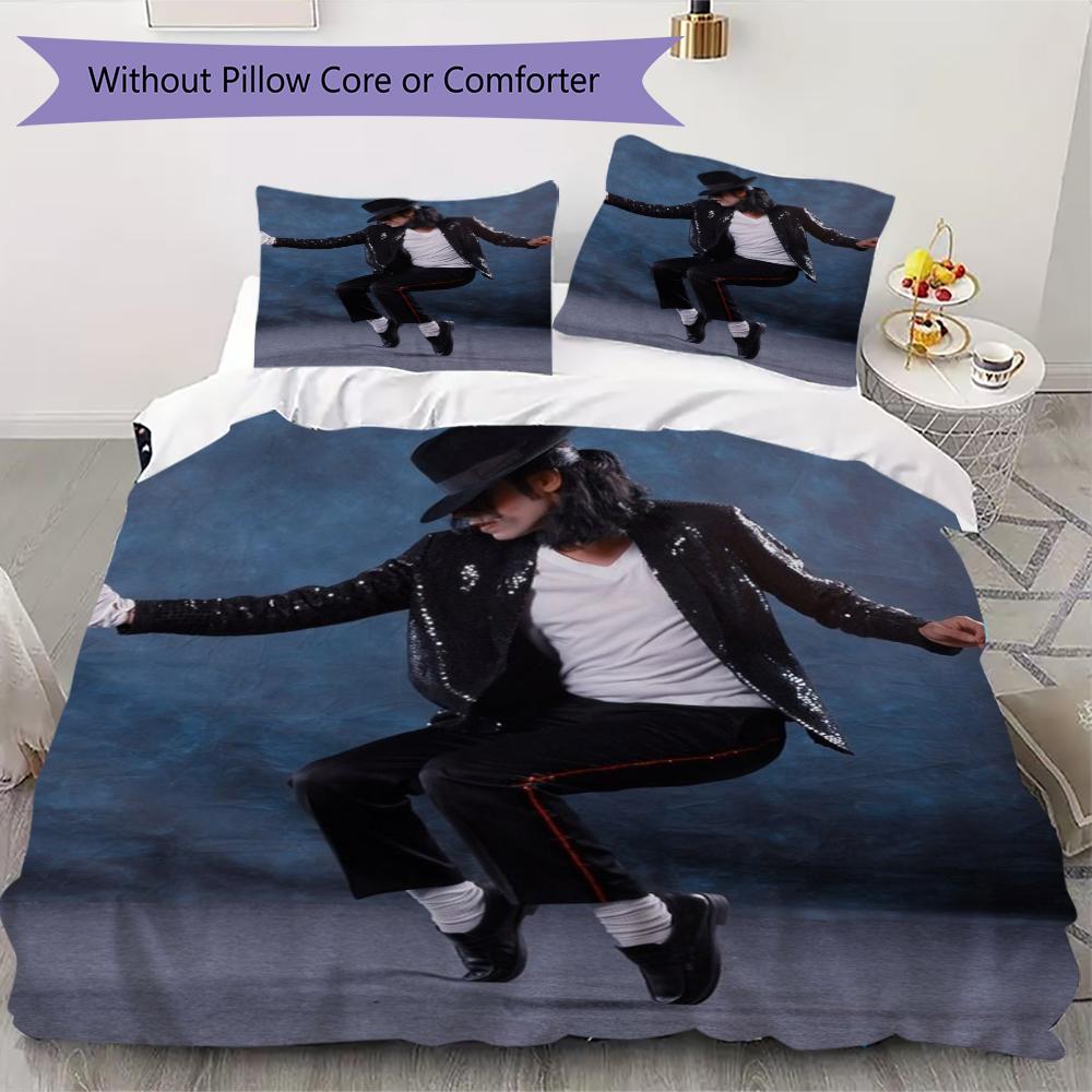 Michael Jackson Iconic Military Stage Outfit Threepiece Set Without Core 1 Duvet Cover 2 Pillowcase Without Core Bedding Set