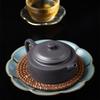 Sky Blue Yixing Zisha Teapot: Handmade Inner Push Ball Hole Design with Connector Line Tea Set