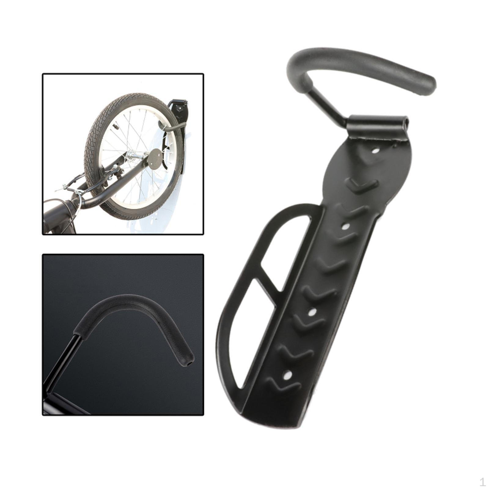

Mount Metal Bicycle Rack Bike Holder Space Saving Accessory Display Shelf Sturdy 30kg Capacity