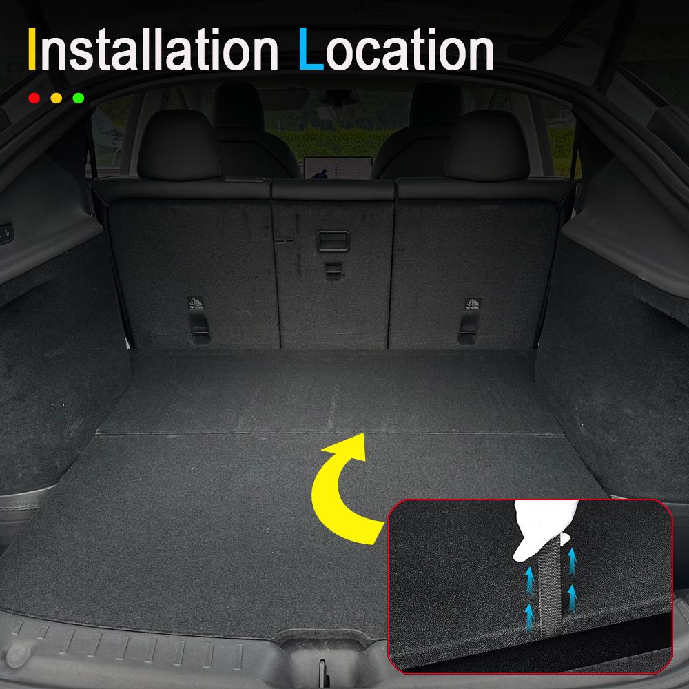 Kofferraum Seil Zugband Für Tesla Model Y 2021-2026 Öffnen Heckklappe Abdeckung Griff Zugband Auto Organizer Zubehör Gadgets