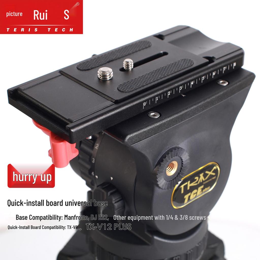 Tureis CP12 Universelle Schnellwechselplatte für Manfrotto Interface