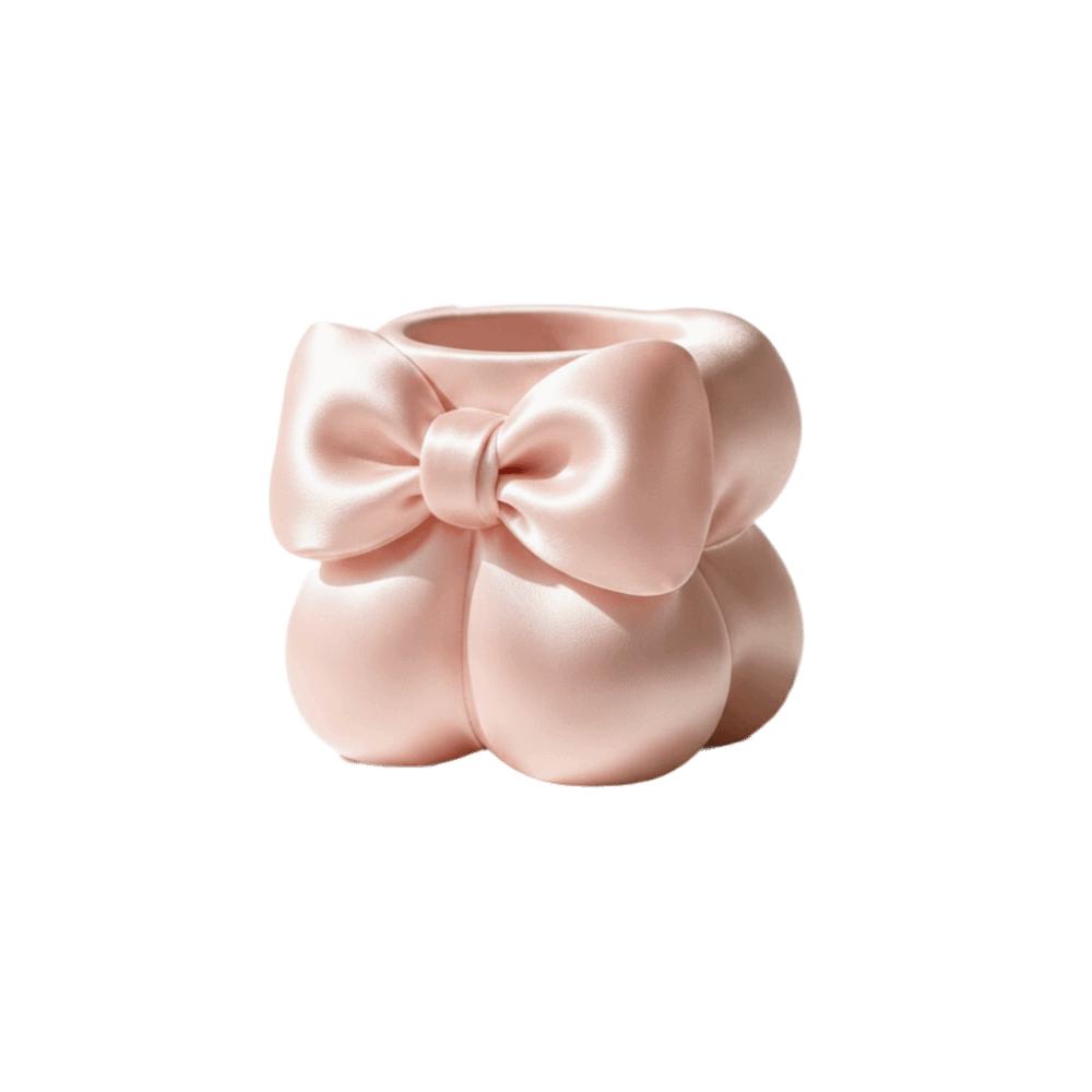 Cute 3D Printed Storage Box Creative Multi-function Bow Pen Holder Sweet Flower Vase Desktop Organizer Vanity Organizer