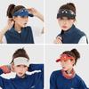 Vielseitiger Sport-Sonnenhut Atmungsaktiv Lässig Ohne Schirm Outdoor Wandern Tennis Trendige Kappe für Damen und Herren