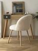 Nordic Dresser Vanity Soft Chair Home Accent Chairs Designer Modern Morocco Accent Chairs Fur Cushion Lounge Chair for Bed Room
