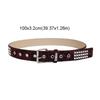 Simple Buckle Punk Rivet Belt Fur Metal Gothic Waistband General Hip Hop Y2K Belt Jeans Accessories