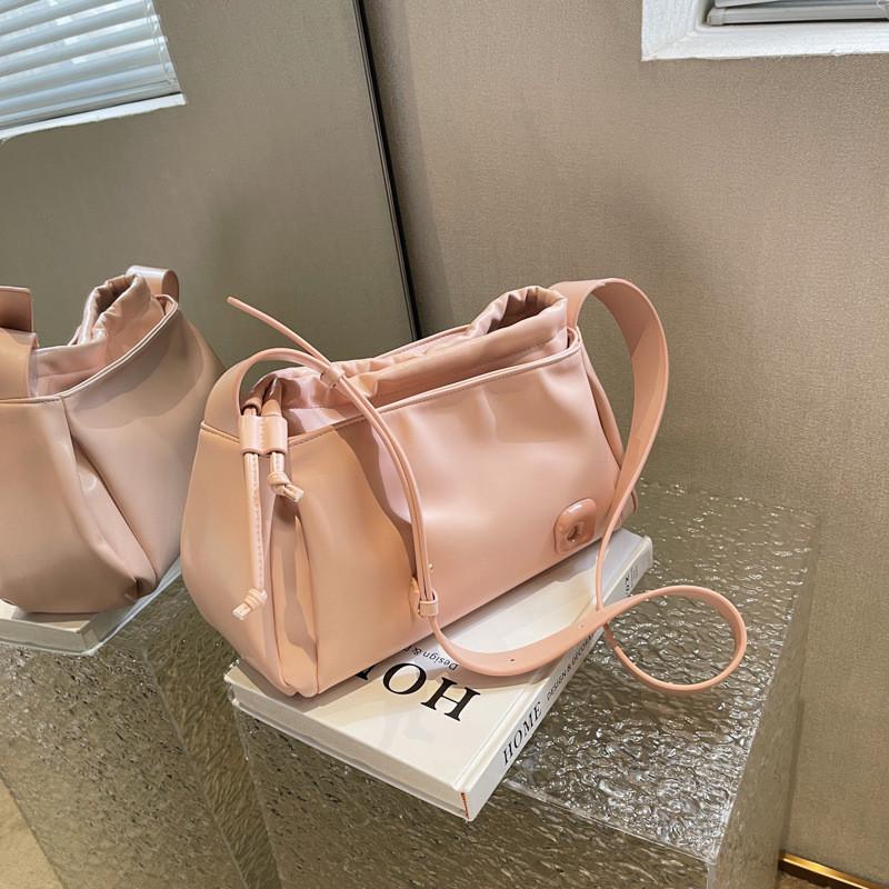 Fashion Solid Color Minimalist Crossbody Bag Urban Simple Style Small Shoulder Bag