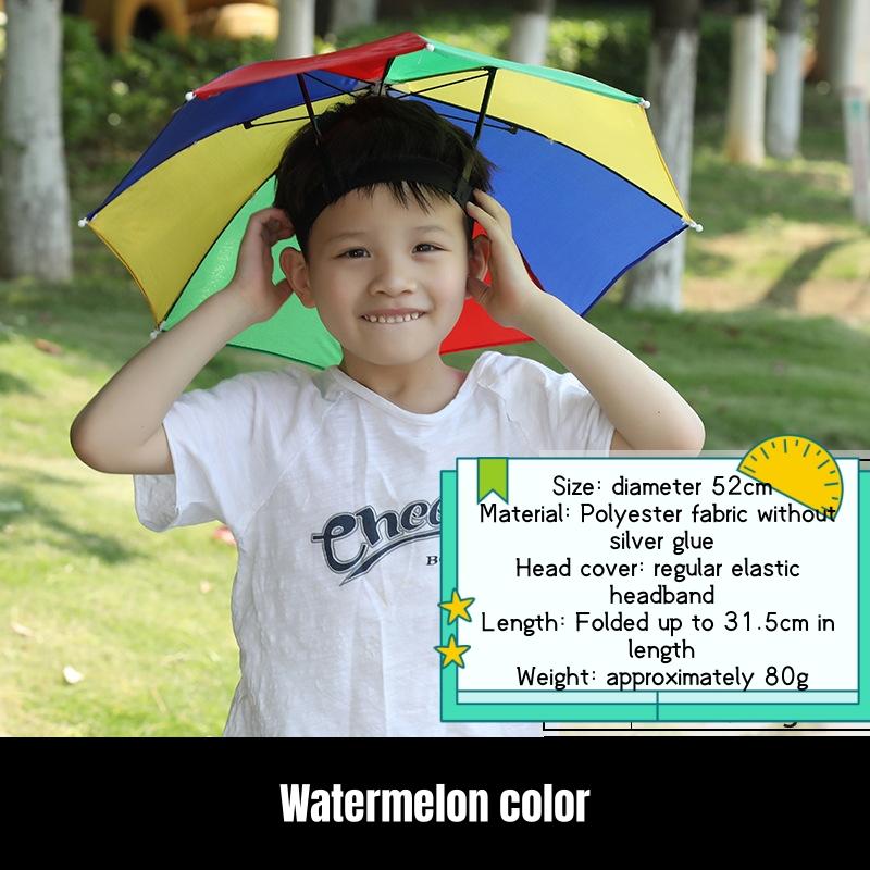 

Портативный зонт от дождя, УФ-защита, зонт на голову, шляпа, складной зонт для путешествий, рыбалки, водостойкая Кепка для кемпинга, головной убор