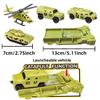 Navy and Army Marine Aircraft Carrier Fighter Military Model Land Armored Vehicle Tank Helicopter Toy Children's Boy Toy