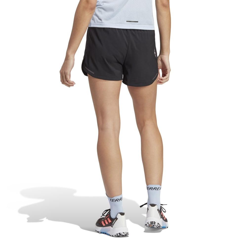 Adidas Terrex Agravic Trail Running Black Size Shorts, KS632, Women's, (HT9392), J/S4