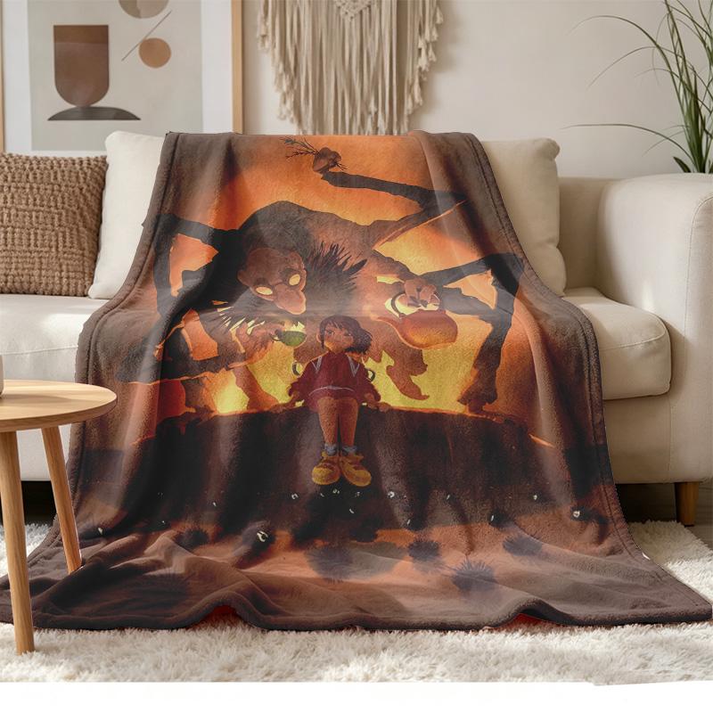 Chihiros Reise ins Zauberland Weiches und bequemes Flanell Geeignet für Sofas Wohnzimmer Outdoor-Camping Reisen und auch ein tolles Jubiläumsgeschenk