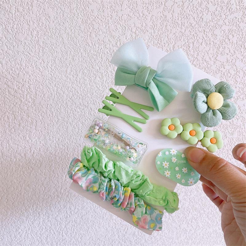 

Корейська дитяча заколка з квітковим бантом і милий набір заколок для дівчаток
