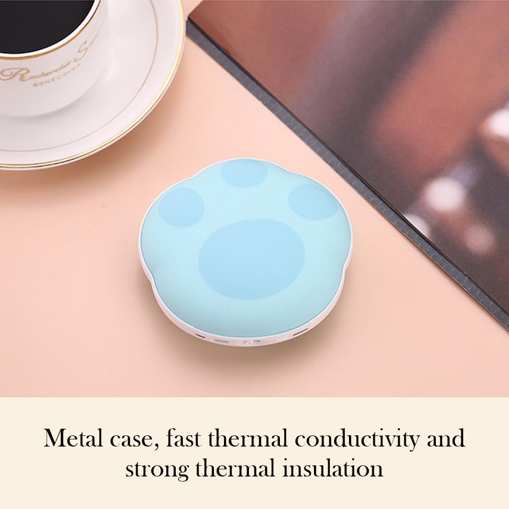 Kreskówkowy Niedźwiedzi Łapa Ogrzewacz do Rąk Grzejnik 5000mAh USB Ładowalny Power Bank Ogrzewacz do Rąk Prezent