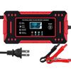 12V 6A Smart Pulse Charger for Lead-Acid Motorcycle and Car Batteries
