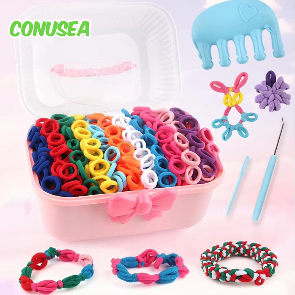 Children's Crafts Handmade Toys Elastic Bracelet Diy Woven Set Toys Knitting Machine Toys for Girls Kids Christmas Gifts Kids