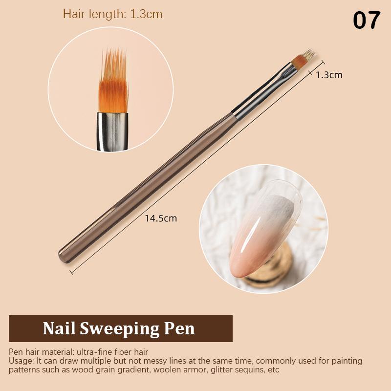 

Кисть для рисования на ногтях, УФ-гель для наращивания ногтей, ручка для рисования, инструмент для маникюра своими руками, кисть для рисования на ногтях as the picture