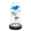 Gold Foil Rose Acrylic Cover Night Light - Preserved Flower Gift for Christmas, Valentine's Day, or Birthday