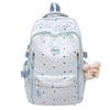 Polar Dot Print Backpack Women's Large Capacity Backpack Student Schoolbag
