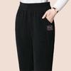 Women's High-Waist Elastic Corduroy Harem Pants - Thickened Velvet for Autumn/Winter